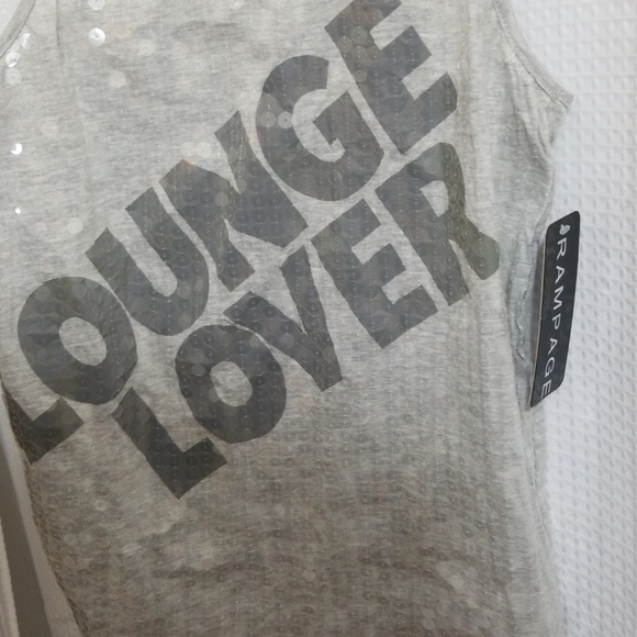 NWT Rampage "Lounge Lover" Sequence Tank Top - Picture 3 of 3